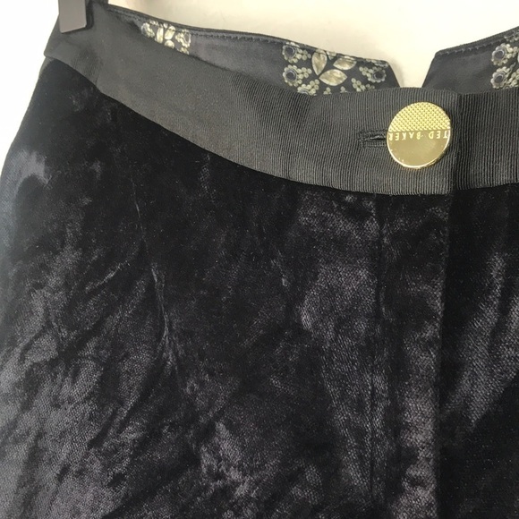 Ted Baker black Velvet trouser - Picture 3 of 7